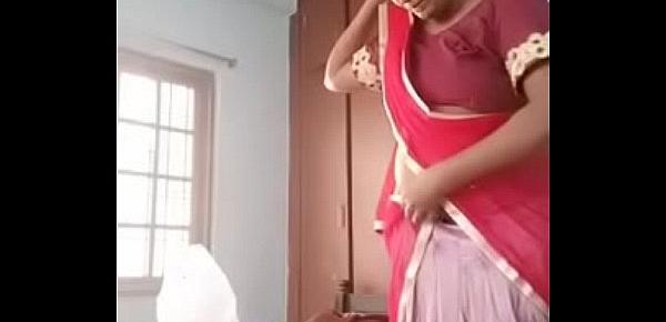  Swathi naidu latest videos while shooting dress change part -7